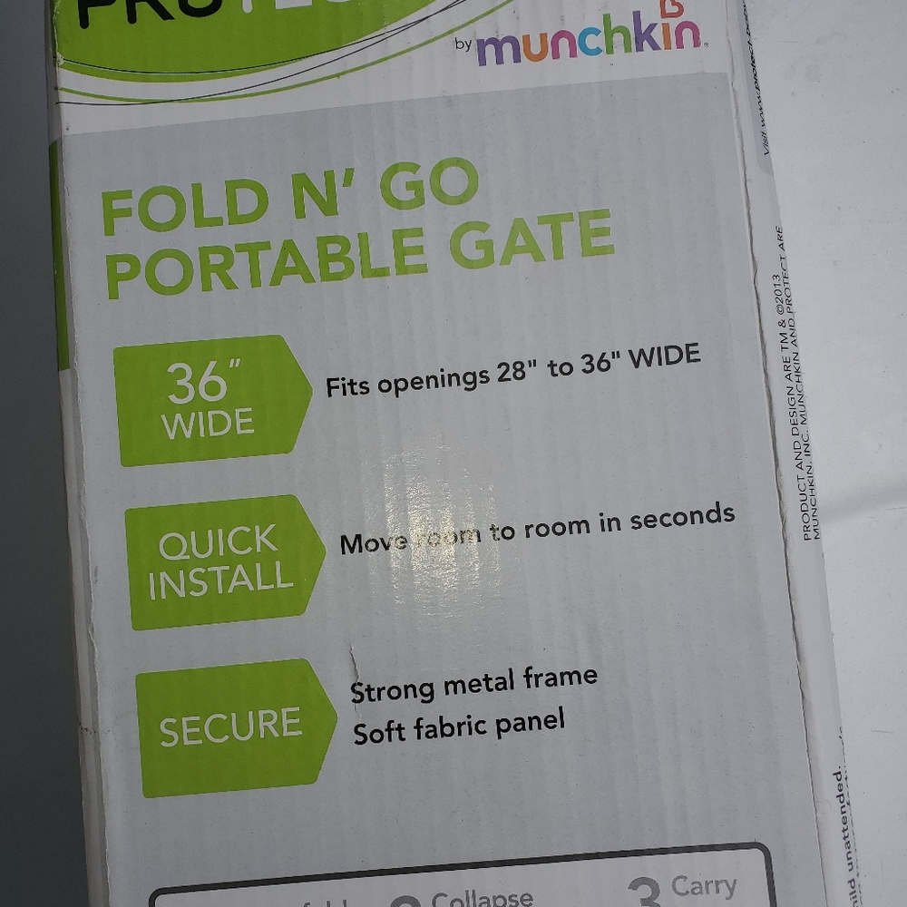 Protect Munchkin Fold n go portable gate